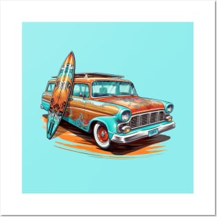 Woody Wagon Posters and Art